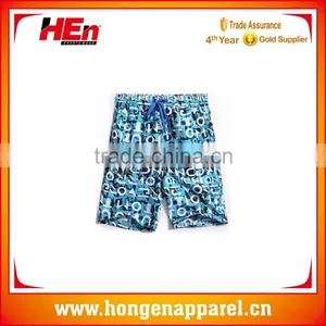 Hongen Apparel Top Quality Mens Sublimation Beach Short thumbnail-1