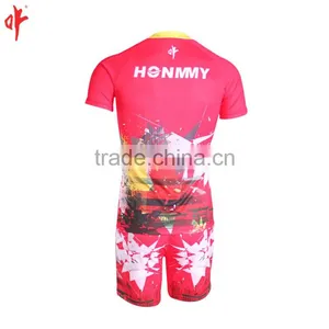 Manufacture Custom Made Sublimation Rugby Uniform,football Jersey Design,Flaring thumbnail-5