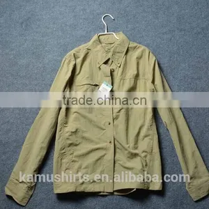 Women Long Sleeve Quick-dry Outdoor Sportswear Shirts Khaki Shirt thumbnail-2