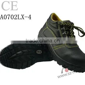 Anti Slip PU+TPU Outsole Cow Leather CE Steel Toe Work Boots thumbnail-1