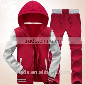 Fleece Fabric Customize Hoody Sports Suit thumbnail-2
