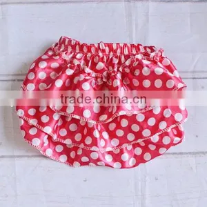 Baby Girl Cotton Bloomer Ruffles Diaper Cover Pure White Bloomer for Newborn Baby thumbnail-3
