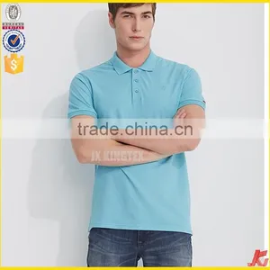 Wholesale Short Sleeve Men Polo Shirt Newest Design With Pique Fabric thumbnail-1