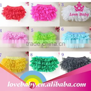 Baby Girl Ruffle Bloomers Diaper Cover Potty Training Pants LBE4092024 thumbnail-1