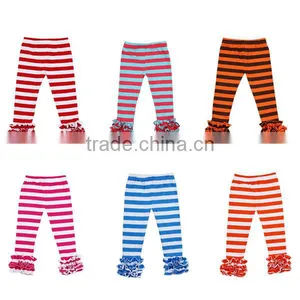 KAIYO Baby Leggings Girls Ruffle Capris 2017 Baby Fashion Clothes Online Wholesale Icing Pants thumbnail-1