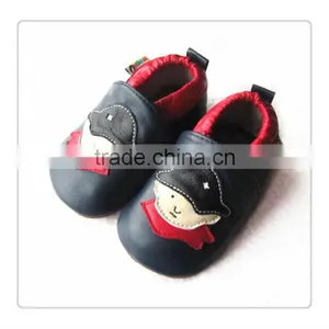 Wholesale Sheep Leather Rubber Sole Toddle Shoes thumbnail-1