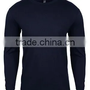 Next Level Apparel Men's Premium Fitted Long Sleeve Crew Shirt - Made From 100% Combed Cotton Jersey and Comes With Your Logo. thumbnail-6