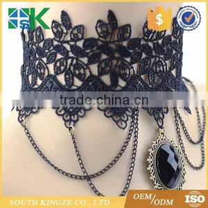 New Wholesale Black Lace Necklace Collar Creative Fashion Fake Collar thumbnail-3