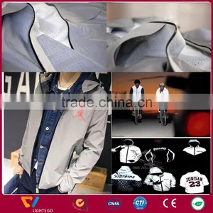Colored Sew on Retro Reflective Nylon Fabric for Clothing thumbnail-3