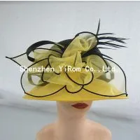 YRSM14118 Cocktail Hat, Kentucky Derby Hat, Organza Hat,church Hat thumbnail-1