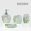 Modern Original Finish Decorative Resin Bath Accessories Set WBP0256A thumbnail-1