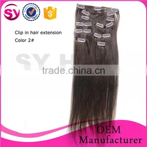 Clip In Human Hair Extensions, 16 18 20 Inch Hair Extensions Clip In thumbnail-2