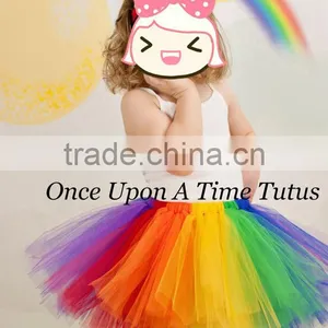 Spring New Sweet Charming Baby Kids Girls Fluffy Dance Wear Pettiskirts Cute Chiffon Baby Girl Ruffle Tutu Pettiskirt thumbnail-1