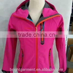 BSJ-002 Black Softshell Jacket,Non-Stick Outdoor Clothes,Windproof, Waterproof & Breathable Softshell Jacket thumbnail-2