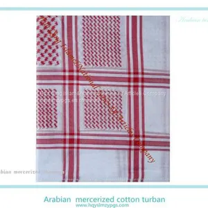 Arabian Mercerized Cotton Turban, Arab Cotton Scarf,Arabian Cotton Turban,Arabian Shemagh,Arab Scarf thumbnail-2