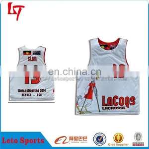 Factory Price OEM Service Custom Dri Fit Sublimated Lacrosse Pinnies thumbnail-6