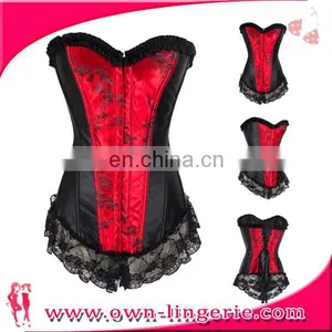 Walson Style Corset Dresses Printing Corset Lace Corset thumbnail-1