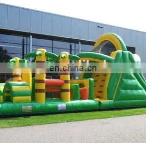 HI Professional Factory Top Grade Inflatable Obstacles Castle Giant Tunnel Inflatable Obstacle Course thumbnail-3