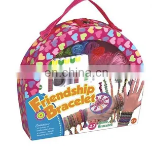 2015 NEW! DIY Craft Box Set-make Your Own Bracelet/bangle With Eva Knitting Machine for Kids thumbnail-2