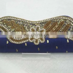 Dazzling Blue Clutch Bags thumbnail-1