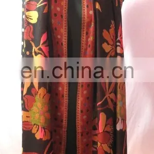 Cashmiri Pashmina Girls Neck Wrap Women Wear Hijab Scarf Girls Dupatta Shawl Wholesale Stole Scarves Designer Floral Print Scarf thumbnail-3