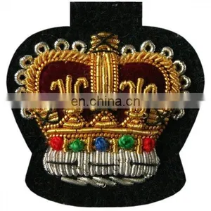 Custom Embroidered Military Bullion Crest | Fabric Military Patch | Wide Range of Embroidery Patches | Embroidered Cloth Patches thumbnail-4