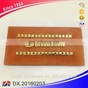 Fashion Customizable Logo Labels With Metal Bage thumbnail-3