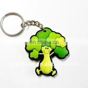 Vegetable Shapes Customized Soft Pvc Plastic Keyring, Rubber Keychain,key Chains With Own Logo thumbnail-1