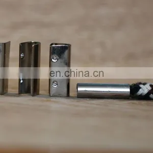 Metal Crimp for Belt/ Metal Cord End for Shoelace/ Metal Shoelace Tips for Belt thumbnail-1
