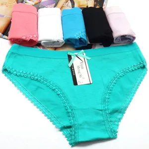 Yun Meng Ni Sexy Underwear Hot Sale Girls Briefs Breathable Cotton Panties For Women thumbnail-2