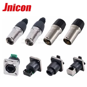 Industrial Ip45 Waterproof Rj45 Signal Socket and Plug for Led Display thumbnail-5