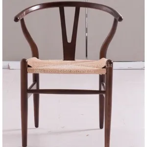 Solid Wood Western Hotel Restaurant Cafe Club Leisure Chair thumbnail-5