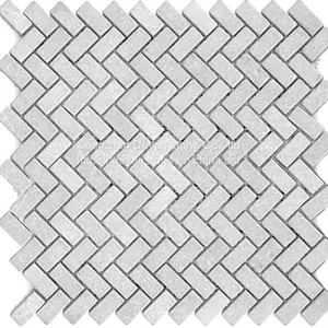 Grey Marble Bathroom Floor Mosaic thumbnail-1