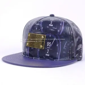 2018 Fashion 6 Panel 3D Embroidery Snapback Cap Hat thumbnail-1
