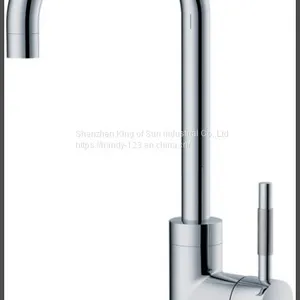 Brass Kitchen Mixer Chrome Finish thumbnail-1