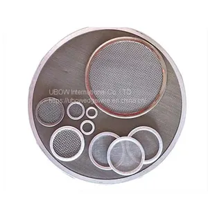 SS 304, 316 Stainless Steel Wedge Wire Mesh Filter Leaf Disc Custom for Clear Filtering thumbnail-1