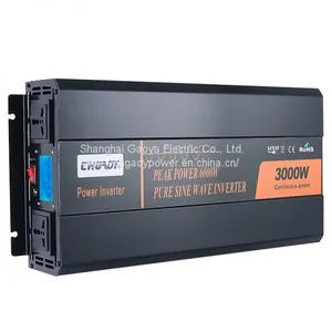 3000 Watt Power Inverters 12V 24V DC to AC 110V 220V 3KW Pure Sine Wave Inverter With USB Port and LCD Display thumbnail-2