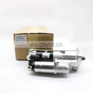 GENUINE STARTING MOTOR FOR 4HK1T EXCAVATOR ENGINE 8-98070321-00/898070321 thumbnail-2