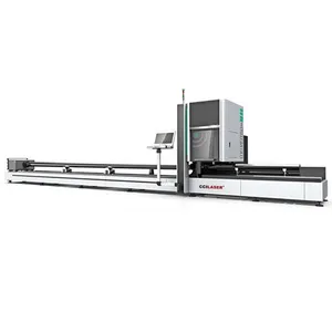FLC-6020T 1000w Stainless Steel Carbon Steel Metal CNC Tube Fiber Laser Cutting Machine thumbnail-3