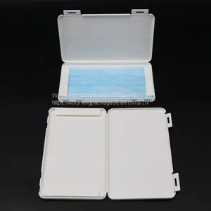 Weisheng PP Plastic Face Masks Case Storage Cases Portable Mask Boxes Facial Face Mask Case Storage Holders thumbnail-1
