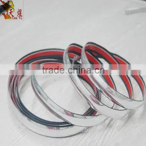 Plastic U Flat Channel Molding Chrome Edge Trim thumbnail-1