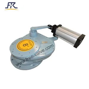 Pneumatic Operating Rotating One Disc Ceramic Gate Valve for Power Plant FRZ643TC thumbnail-4