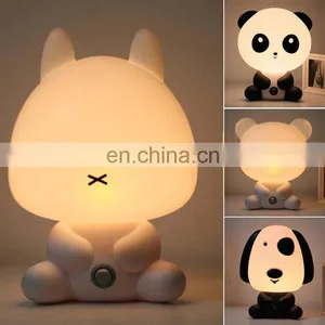 Modern Cute Baby Bedroom Lamps Cartoon Pets Night Light Led Bulbs Gift Bedside Decor for Kids thumbnail-3