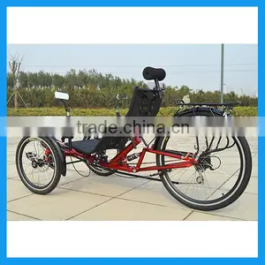 Two Front Wheel Folding Recumbent Trike For Adult thumbnail-3