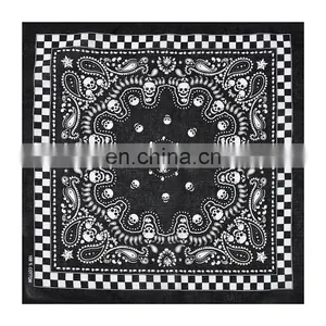 Customized Outdoor Winter Square Bandana Custom Logo Dacron Cotton Sports Headband Seamless Bandana For Men thumbnail-1