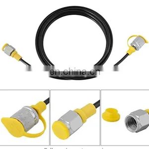 Free Fit Hydraulic Tester Hose Pressure Gauge Kit With 8 Couplings Excavator Parts Hydraulic Pressure Test Kit thumbnail-3