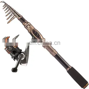 Deepsea Sea and Ice Rods Fishing Telescopic Rod Tools Carbon Fiber Bearing Reel Fishing Rods thumbnail-1