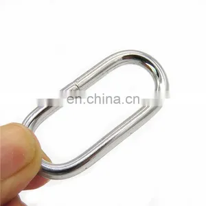 38mm Silver Metal Oval O Ring Buckle For Bag thumbnail-5