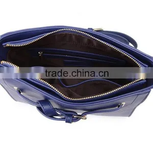Saffiano Leather Ladies Messenger Bag Crossbody Bag With Detachable Shoulder Strip thumbnail-6