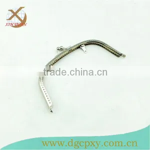 16*7.5cm Nickel High Quality DIY Sewing Coin Purse/handbag Frame Kiss Clasp thumbnail-4